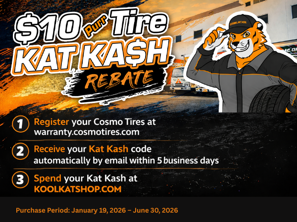 Cosmo Tires Rebate